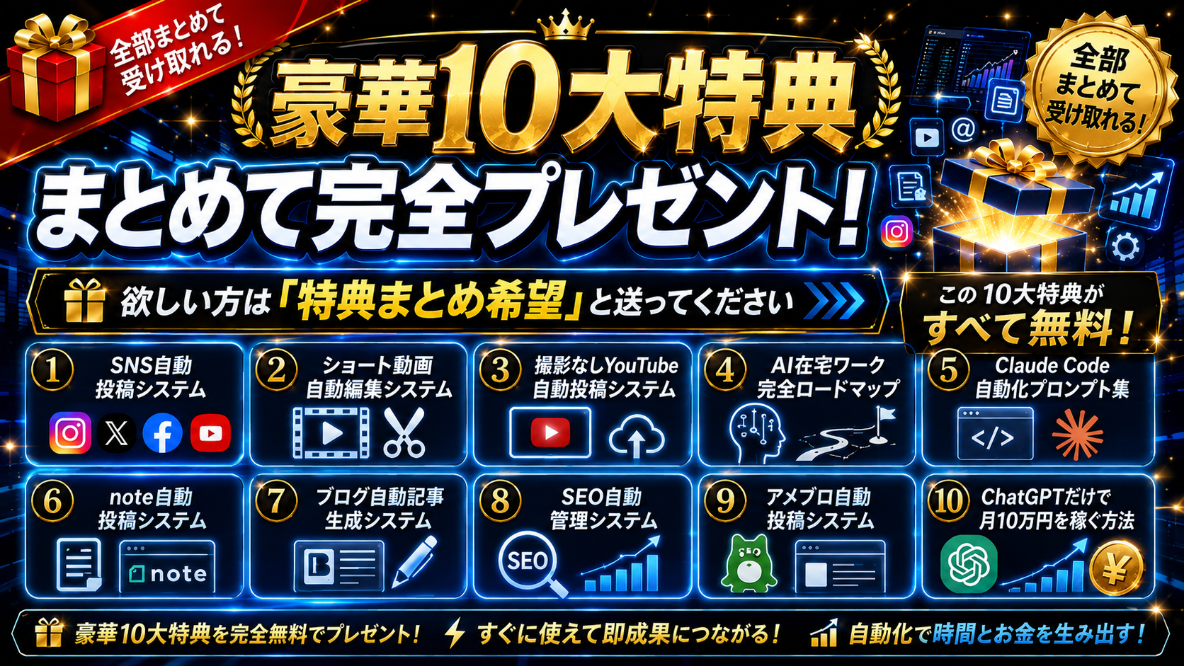 豪華10大特典